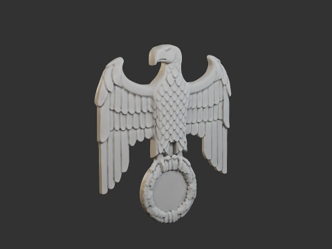 WWII German Eagle B 3D Принт Модель