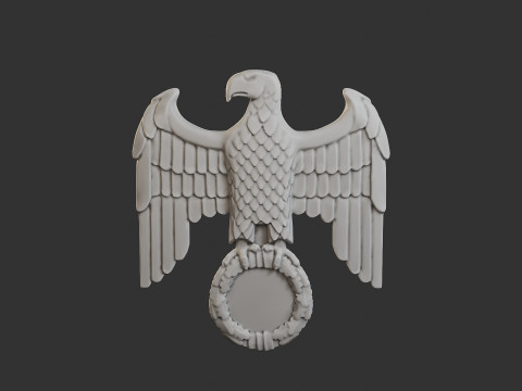 WWII German Eagle B 3D Принт Модель