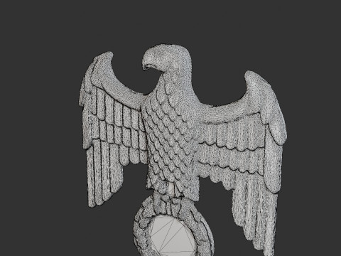 WWII German Eagle B 3D Принт Модель