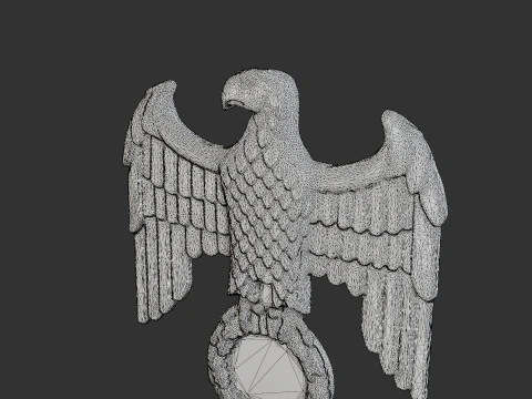 WWII German Eagle B 3D Print Model