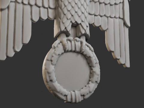 WWII German Eagle B 3D Принт Модель