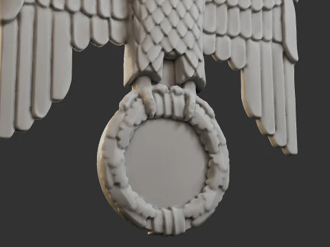 WWII German Eagle B 3D Print Model