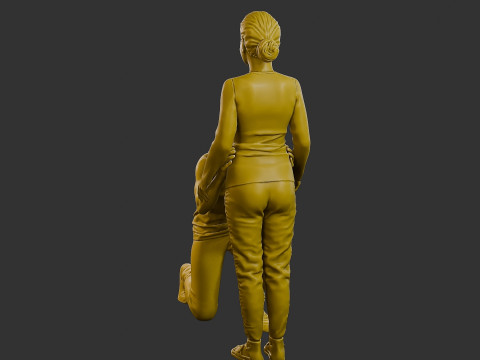 Donna incinta Ragazzo Bacio 3D Print Model