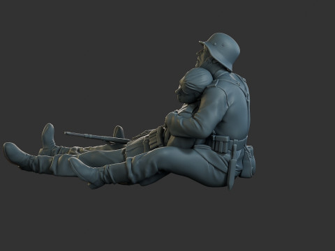 German soldiers ww2 G9 3D 打印模型