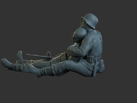 German soldiers ww2 G9 3D Print Model