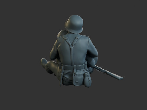German soldiers ww2 G9 3D 打印模型