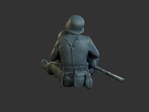 German soldiers ww2 G9 3D Print Model