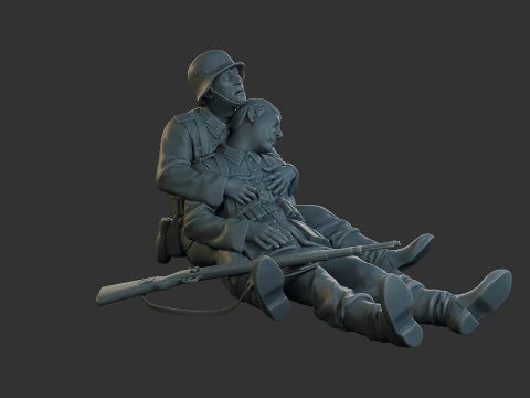 German soldiers ww2 G9 3D Print Model