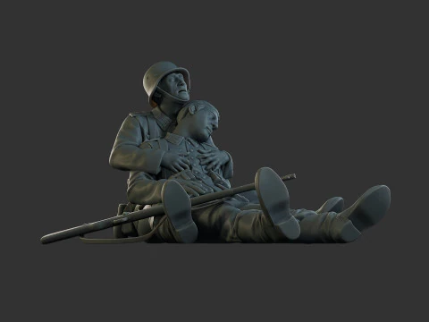 German soldiers ww2 G9 3D Print Model