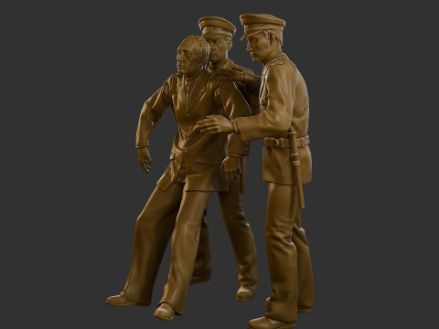CzechoSlovak Communist Police CCP2 001 Modèles 3D en vedette