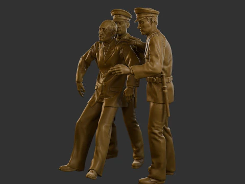 CzechoSlovak Communist Police CCP2 001 3D Print Model