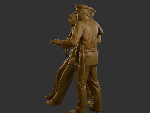 CzechoSlovak Communist Police CCP2 001 Modèles 3D en vedette
