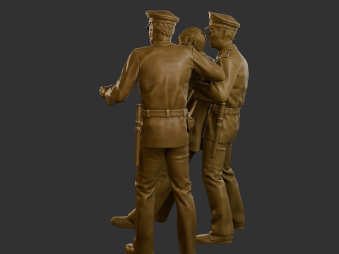 CzechoSlovak Communist Police CCP2 001 Modèles 3D en vedette