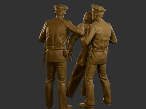 CzechoSlovak Communist Police CCP2 001 Modèles 3D en vedette