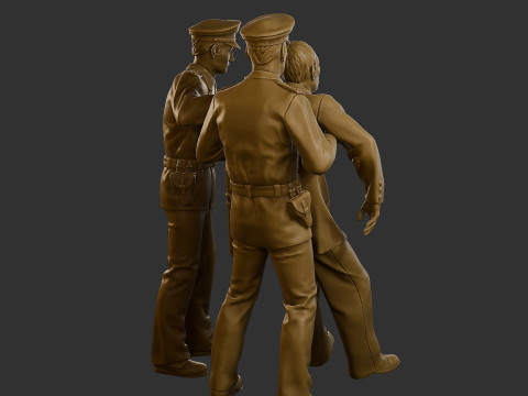 CzechoSlovak Communist Police CCP2 001 Modèles 3D en vedette
