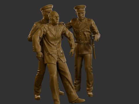 CzechoSlovak Communist Police CCP2 001 Modèles 3D en vedette