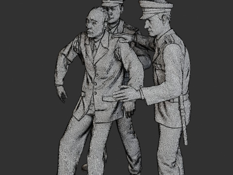 CzechoSlovak Communist Police CCP2 001 Modèles 3D en vedette