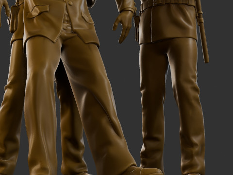 CzechoSlovak Communist Police CCP2 001 Modèles 3D en vedette