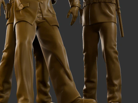 CzechoSlovak Communist Police CCP2 001 3D Print Model