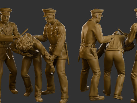 CzechoSlovak Communist Police CCP2 002 Modèles 3D en vedette