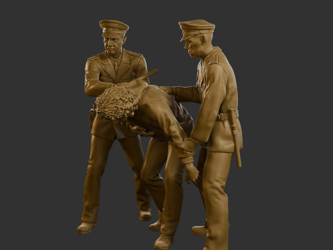 CzechoSlovak Communist Police CCP2 002 3D Принт Модель