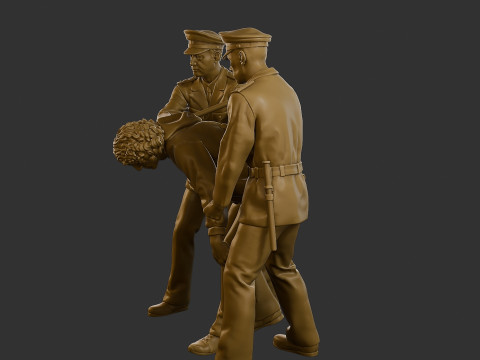 CzechoSlovak Communist Police CCP2 002 3D Принт Модель