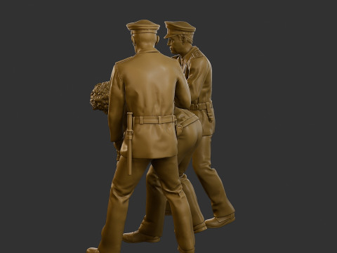 CzechoSlovak Communist Police CCP2 002 3D Принт Модель