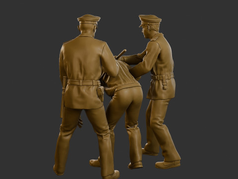 CzechoSlovak Communist Police CCP2 002 3D Принт Модель