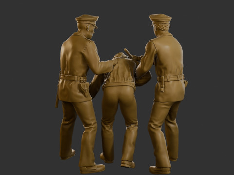 CzechoSlovak Communist Police CCP2 002 3D Принт Модель