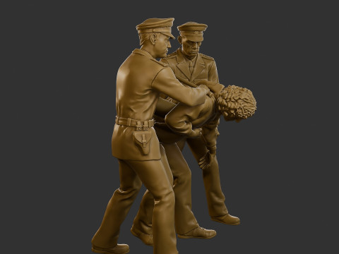 CzechoSlovak Communist Police CCP2 002 3D Принт Модель