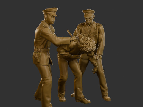CzechoSlovak Communist Police CCP2 002 3D Принт Модель