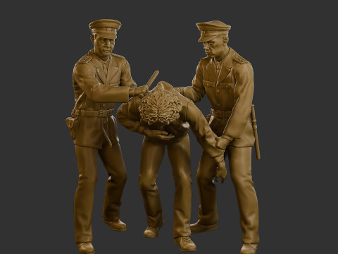 CzechoSlovak Communist Police CCP2 002 3D Принт Модель