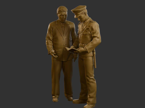 CzechoSlovak Communist Police CCP2 003 3D Print Model