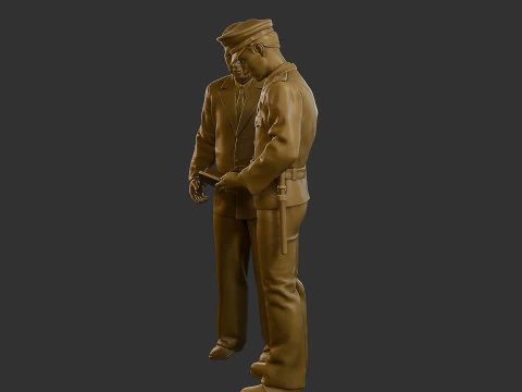 CzechoSlovak Communist Police CCP2 003 3D Print Model