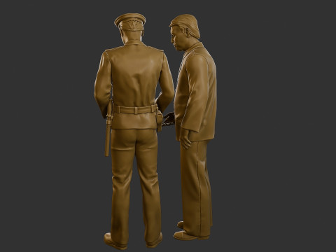 CzechoSlovak Communist Police CCP2 003 Modelo de impresión 3D