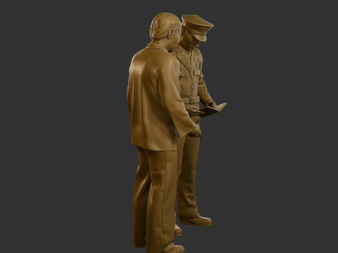 CzechoSlovak Communist Police CCP2 003 Modelo de impresión 3D