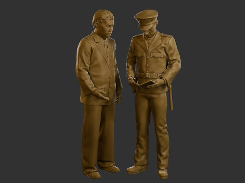 CzechoSlovak Communist Police CCP2 003 Modelo de impresión 3D