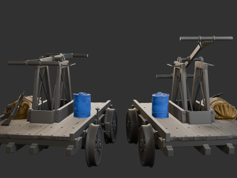 HandCar Railroad Model Cetak 3D