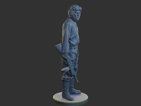 Russian Soviet tank Crew STC WW2 1 001 3D Print Model