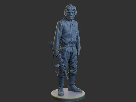 Russian Soviet tank Crew STC WW2 1 001 3D Print Model