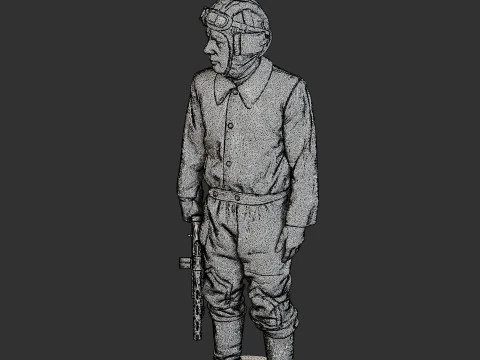 Russian Soviet tank Crew STC WW2 1 001 3D Print Model