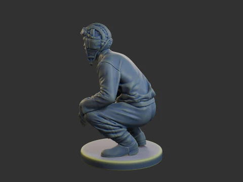 Equipaggio di carri armati sovietici russi STC WW2 1 002 Modello di stampa 3D