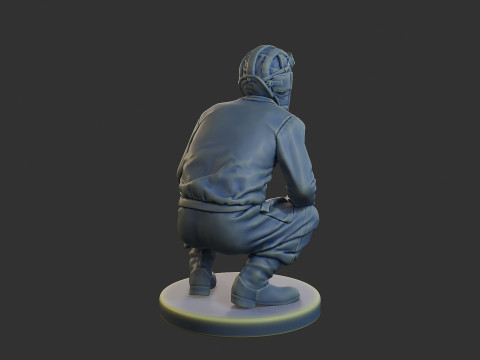 Tripulación del tanque soviético ruso STC WW2 1 002 Modelo de impresión 3D