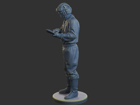 Russian Soviet tank Crew STC WW2 1 005 3D Print Model