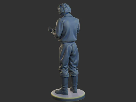 Russian Soviet tank Crew STC WW2 1 005 3D Print Model