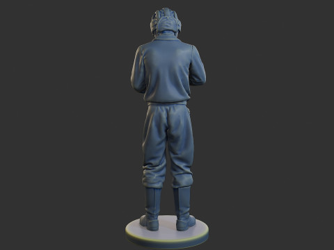 Rus Sovyet tankı Mürettebat STC WW2 1 005 3D Baskı Modeli