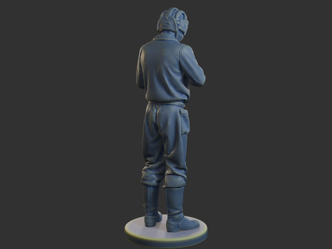 Rus Sovyet tankı Mürettebat STC WW2 1 005 3D Baskı Modeli