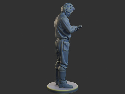 Rus Sovyet tankı Mürettebat STC WW2 1 005 3D Baskı Modeli