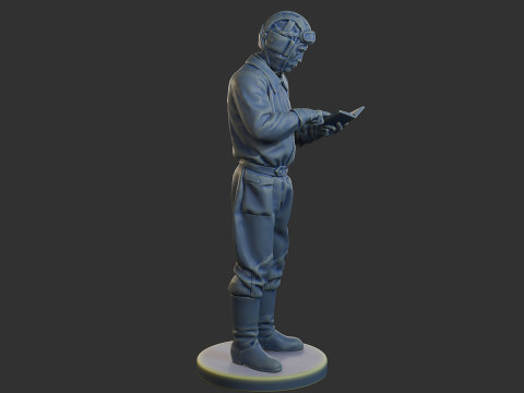 Rus Sovyet tankı Mürettebat STC WW2 1 005 3D Baskı Modeli