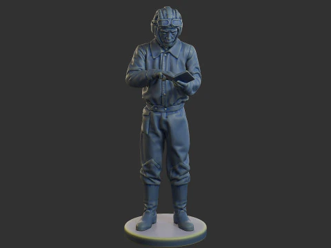 Russian Soviet tank Crew STC WW2 1 005 3D Print Model